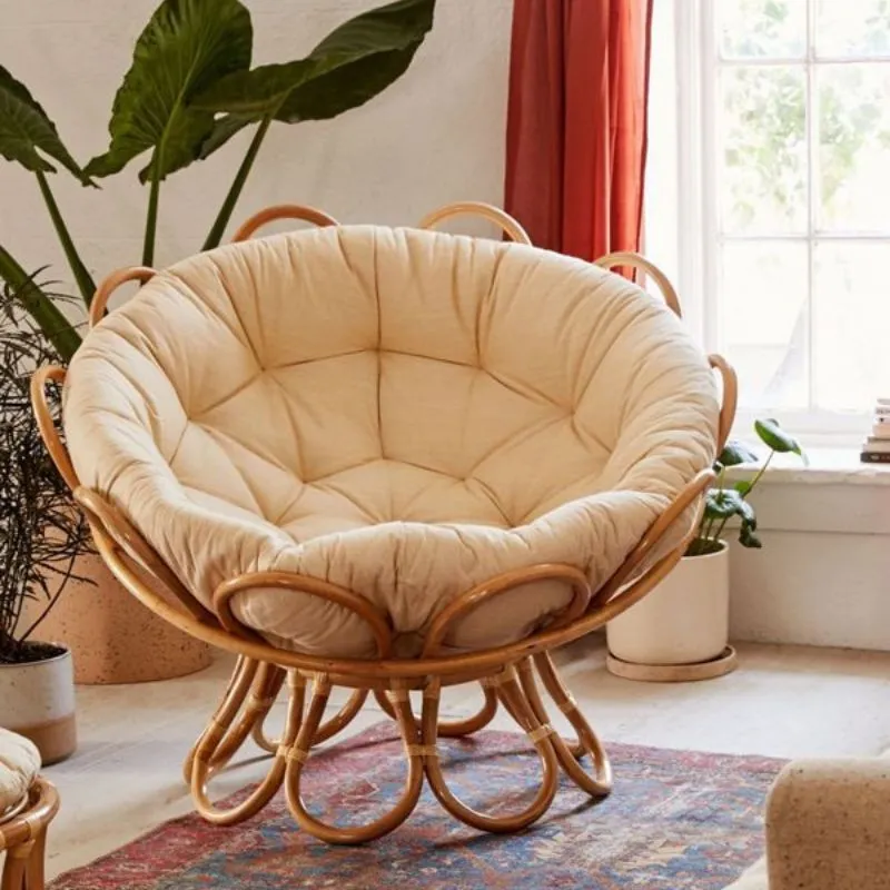 Cozy Apartment Chair - Flora Rattan Rapasan Chair